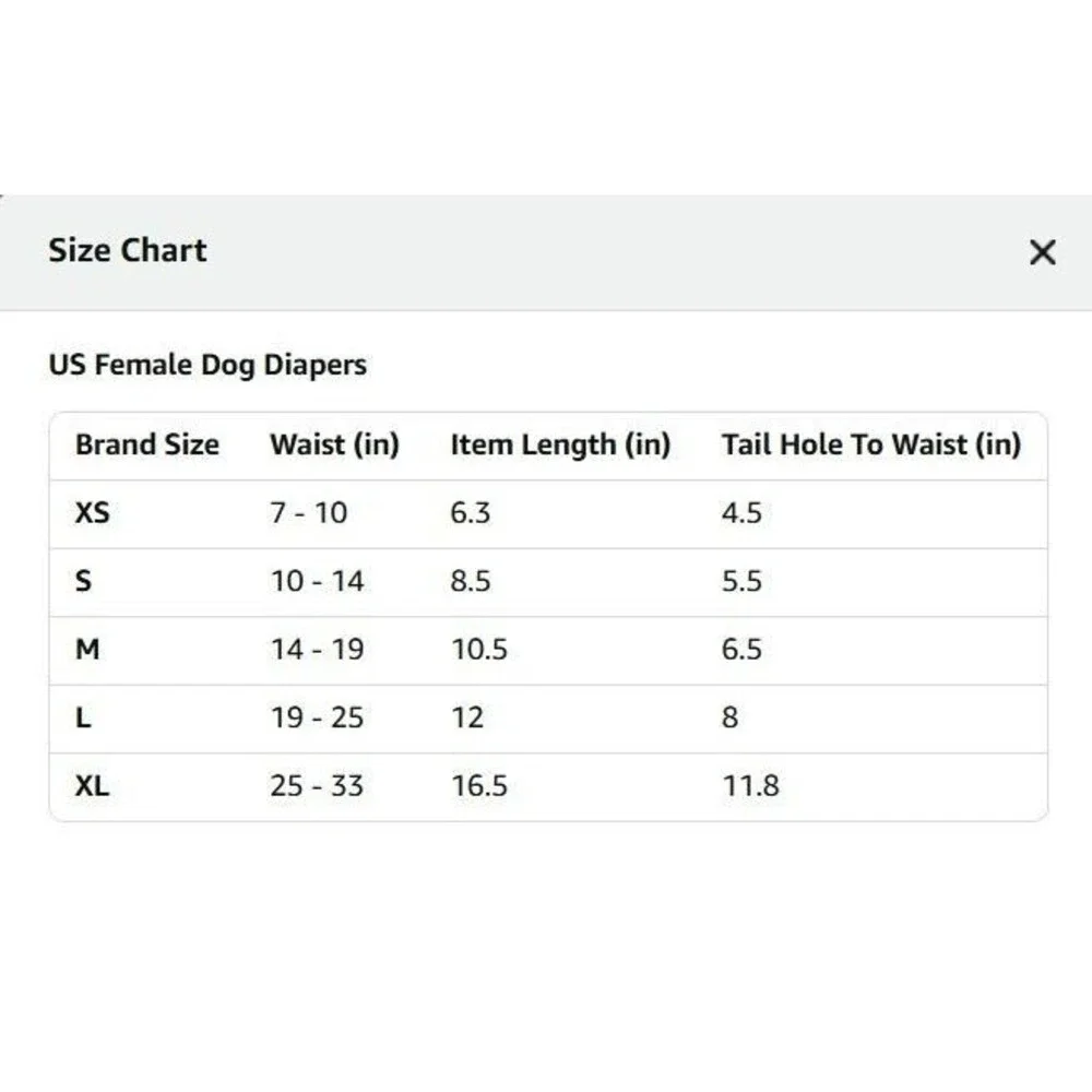 3-Pack Pet Soft Female Dog Diapers LARGE 19